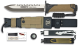 Taktický nůž - dýka s pouzdrem RUI-K25 THUNDER II