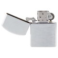 Benzínový zapalovač MFH 24073R - stříbrný matný