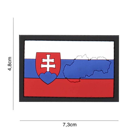 Slovensko (obrys) PVC nášivka