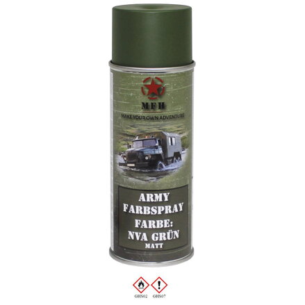 Katonai spray festék ARMY MFH - NVA zöld
