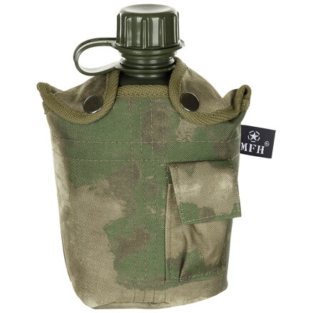 Terepi palack MFH US nejlon borítás 1L HDT-camo BPA mentes