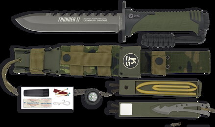 Taktický nůž - dýka s pouzdrem RUI-K25 THUNDER II