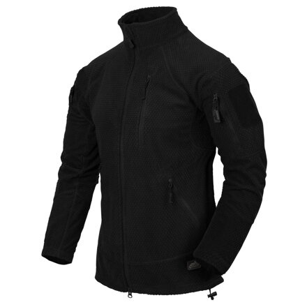 HELIKON-TEX Alpha Tactical rácsos fleece - fekete