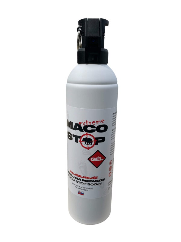 Nejsilnější sprej na medvědy MACO STOP Extreme 300ml gel