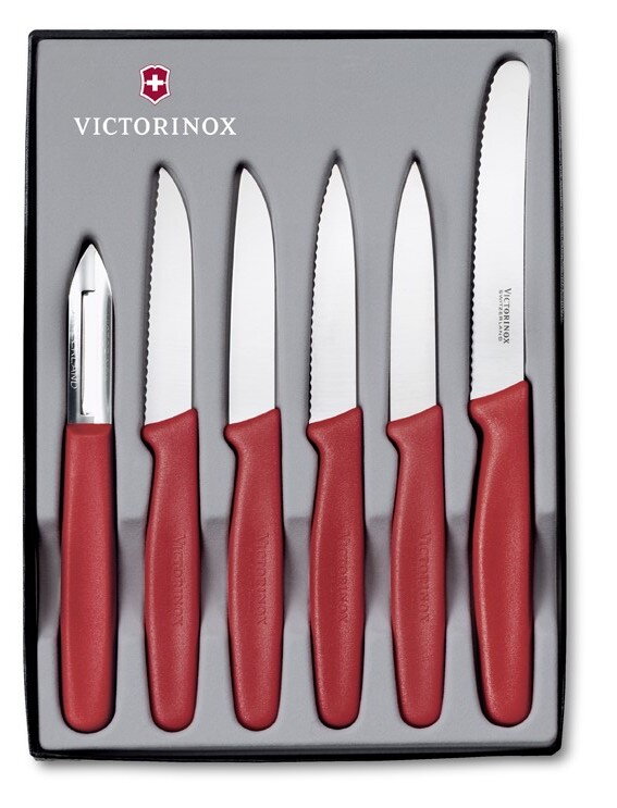 Victorinox Standard Súprava nožov 6-dielna červená