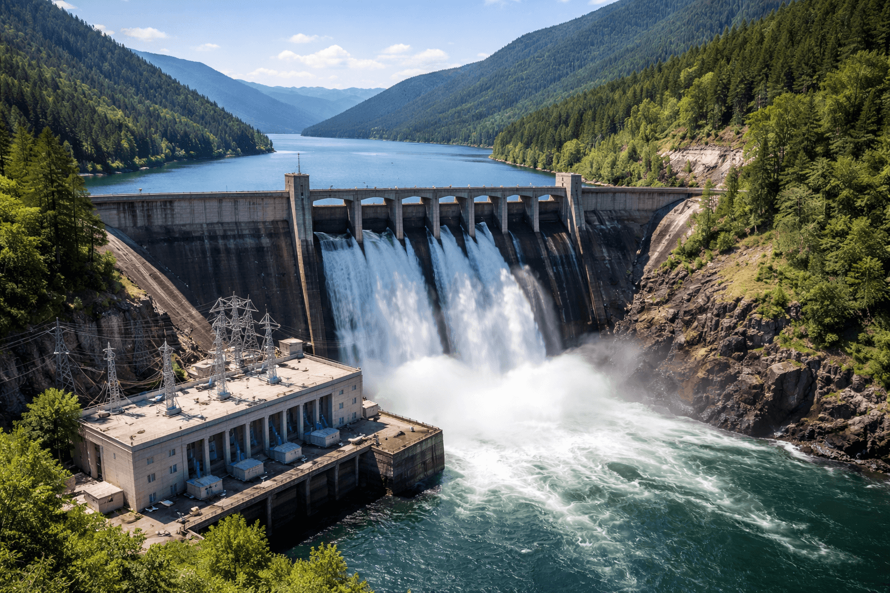 Ako funguje vodná elektráreň