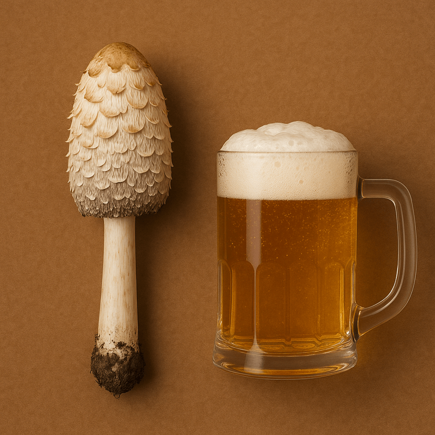 Huby a alkohol - na toto pozor